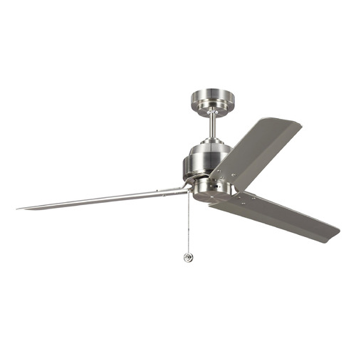 Arcade 54-Inch Fan in Steel by Visual Comfort & Co Fan Collection