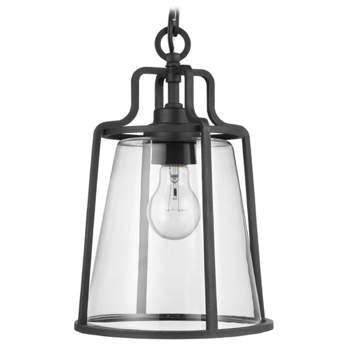 Progress Lighting Benton Harbor Black Outdoor Hanging Light