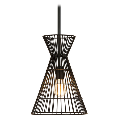 Alito Matte Black Pendant by Z-Lite