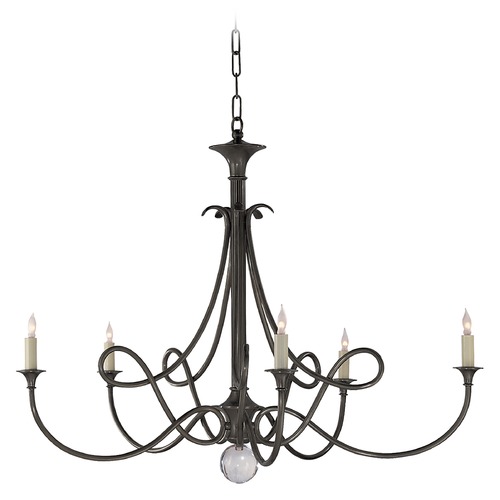 Visual Comfort Signature Collection Eric Cohler Double Twist Chandelier in Bronze by Visual Comfort Signature SC5005BZ