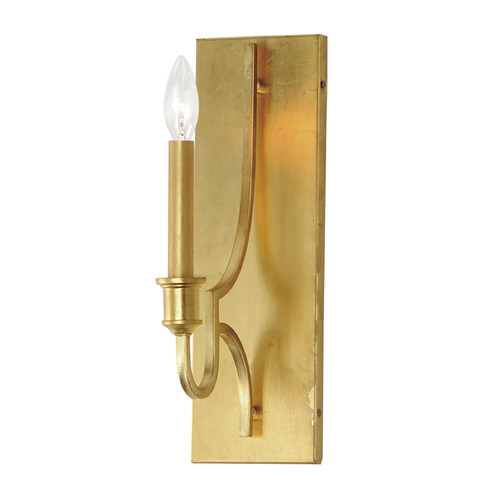 Maxim Lighting Normandy Gold Leaf Sconce by Maxim Lighting 12781GL
