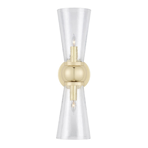 Currey and Company Byford Polished Brass Sconce