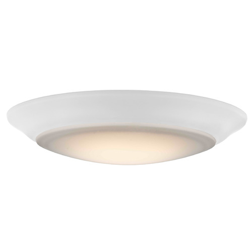 Design Classics Lighting Kuul 6-Inch LED Flush Mount in White 2700K DFR615-927-WH-G6 27K 90CRI 1050LM