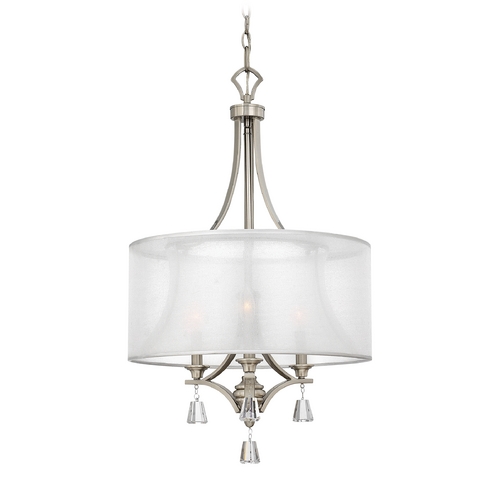 Fredrick Ramond Mime Brushed Nickel Pendant by Fredrick Ramond FR45606BNI