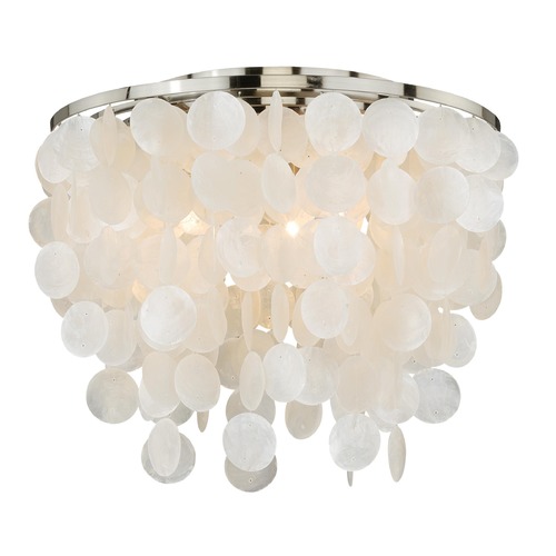 Elsa Satin Nickel Flush Mount by Vaxcel Lighting