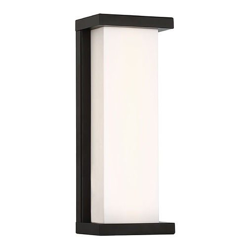 Case Black LED Outdoor Wall Light by WAC Lighting