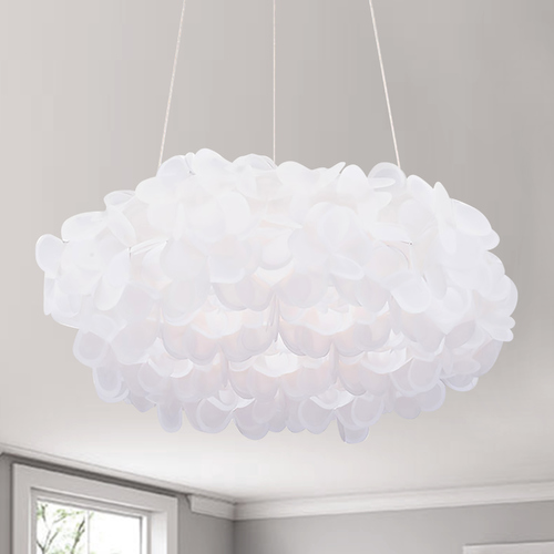 Fluffy 22-Inch LED Pendant in Brushed Nickel by Modern Forms