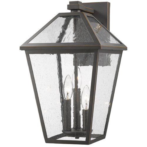 Talbot Oil Rubbed Bronze Outdoor Wall Light by Z-Lite