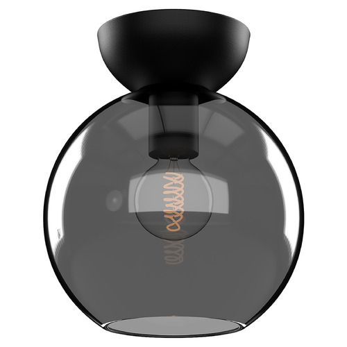 Arcadia Black Semi-Flush Mount by Kuzco Lighting