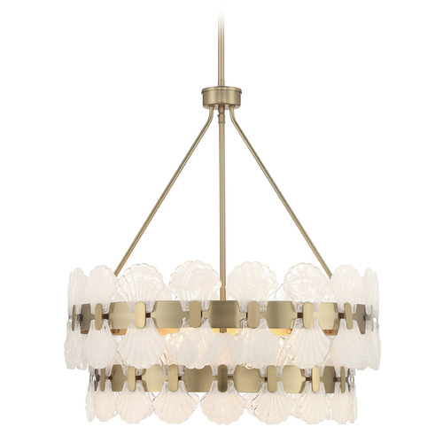 Savoy House Lighting Bancroft Noble Brass Chandelier