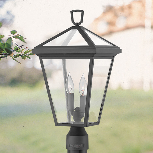 Alford Place 20.25-Inch Museum Black Post Light by Hinkley Lighting