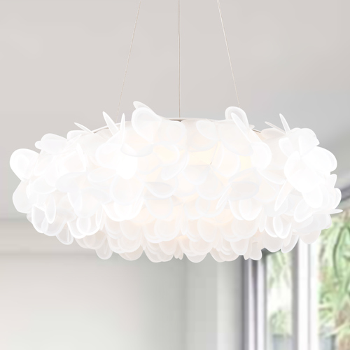 Fluffy 33.44-Inch LED Pendant in Brushed Nickel by Modern Forms