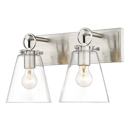 Harper Brushed Nickel Bathroom Light by Z-Lite