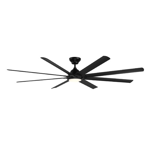Modern Forms by WAC Lighting Modern Forms Hydra Matte Black LED Ceiling Fan with Light FR-W1805-96L-35-MB