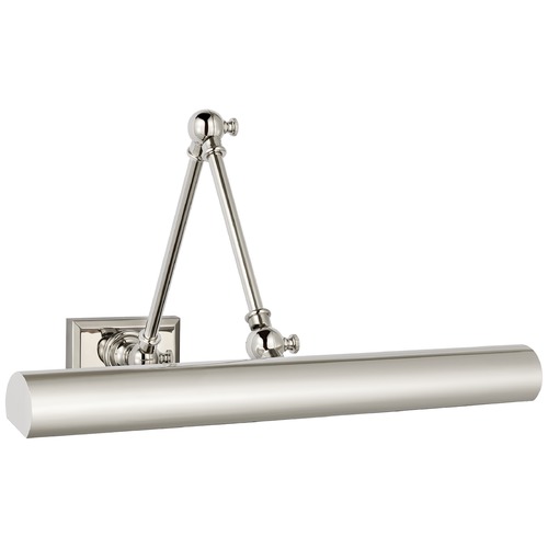 Visual Comfort Signature Collection E.F. Chapman Cabinet Maker 18-Inch Light in Nickel by Visual Comfort Signature SL2710PN