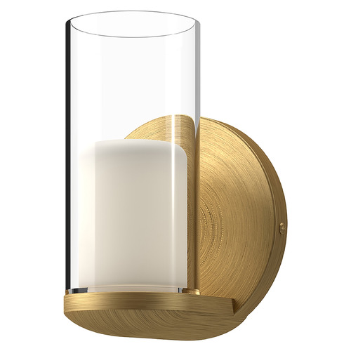 Birch Brushed Gold LED Sconce by Kuzco Lighting