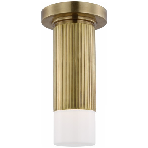 Thomas OBrien Ace 3.25-Inch LED Flush Mount in Brass by VC Signature