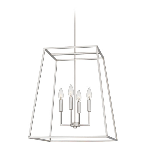 Quoizel Lighting Prescott Brushed Nickel Pendant by Quoizel Lighting PRC2818BN