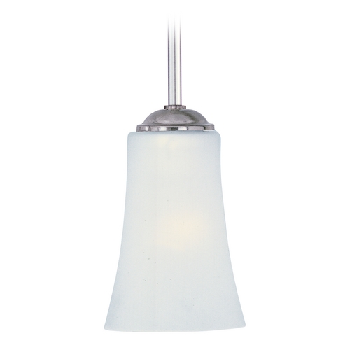 Logan Satin Nickel Mini Pendant by Maxim Lighting