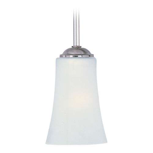 Maxim Lighting Logan Satin Nickel Mini Pendant by Maxim Lighting 92040FTSN