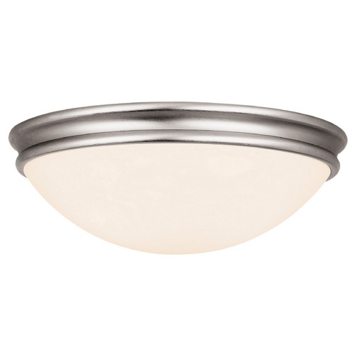 Access Lighting Access Lighting Atom Brushed Steel LED Flushmount Light 20725LEDD-BS/OPL