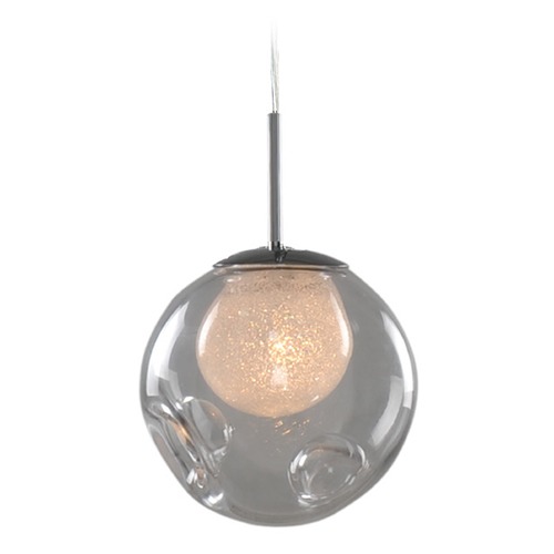 Meteor Chrome Mini Pendant by Kalco Lighting