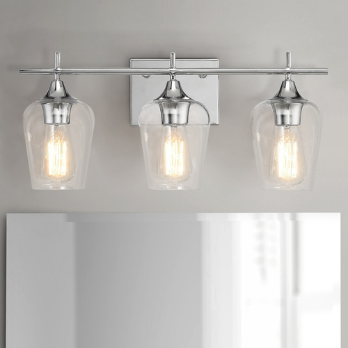 Octave 21-Inch Vanity Light in Polished Chrome by Savoy House