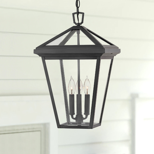 Alford Place 19.50-Inch Museum Black Outdoor Hanging Light by Hinkley Lighting