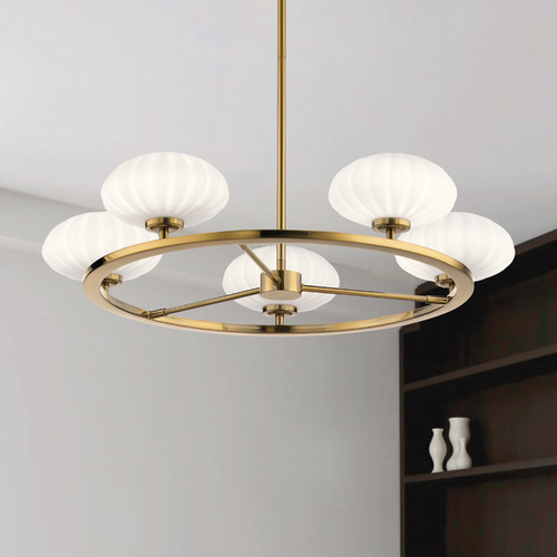 Pim 28-Inch Fox Gold Chandelier by Kichler Lighting