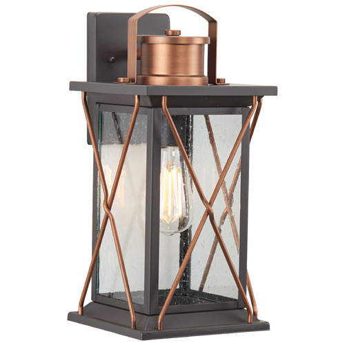 Progress Lighting Barlowe Antique Bronze & Antique Copper Outdoor Wall Light