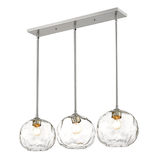 Z-Lite Chloe Brushed Nickel Multi-Light Pendant by Z-Lite 490P10-3L-BN