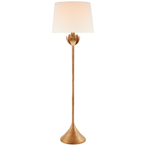Visual Comfort Signature Collection Julie Neill Alberto Floor Lamp in Gold Leaf by Visual Comfort Signature JN1002AGLL