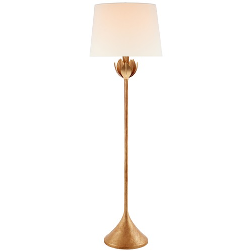 Julie Neill Alberto Floor Lamp in Gold Leaf by Visual Comfort Signature