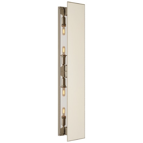 Visual Comfort Signature Collection Thomas OBrien Albertine Large Sconce in Nickel by Visual Comfort Signature TOB2343PNL