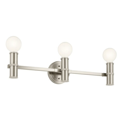 Kichler Lighting Torche Brushed Nickel Bathroom Light by Kichler Lighting 55157NI