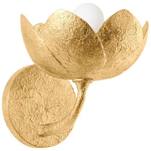 Troy Lighting Arcata Vintage Gold Leaf LED Sconce