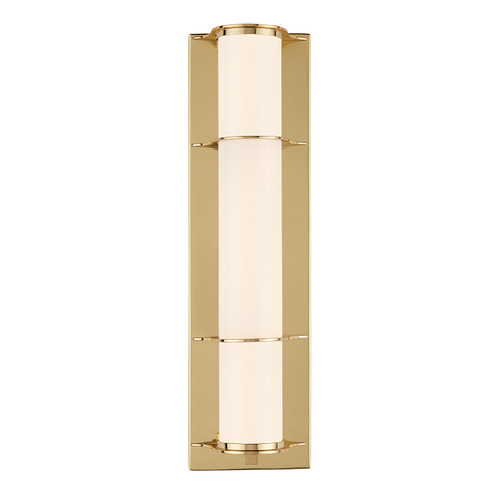 Currey and Company Blaine Polished Brass Sconce