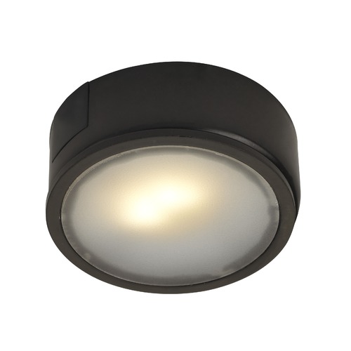 120 Volt Bronze LED Puck Light Surface Mount 3000K 260 Lumens