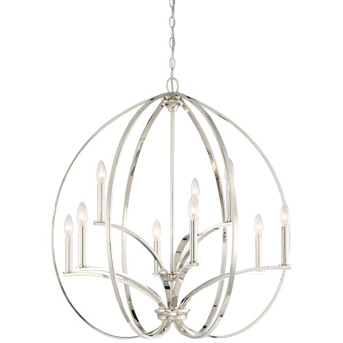 Minka Lavery Tilbury Polished Nickel Chandelier by Minka Lavery 4989-613