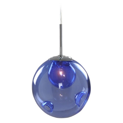 Meteor Chrome Mini Pendant by Kalco Lighting