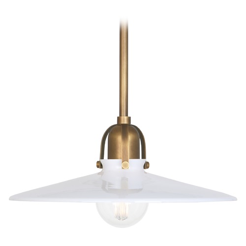 Robert Abbey Lighting Rico Espinet Arial Warm Brass Pendant by Robert Abbey 615