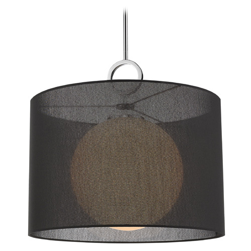 Z-Lite Arosia Chrome Pendant by Z-Lite 194-20BK-C