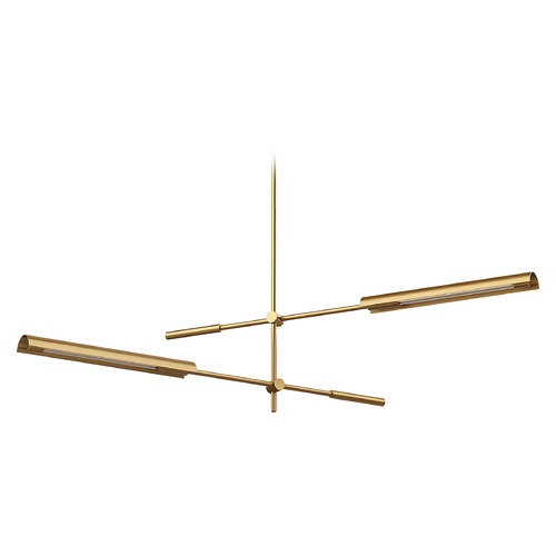 Astrid 41.50-Inch Vintage Brass LED Pendant by Alora Lighting