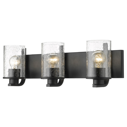 Beckett Matte Black Bathroom Light by Z-Lite