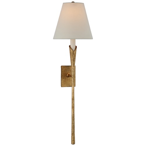 Visual Comfort Signature Collection Chapman & Myers Aiden Large Sconce in Gilded Iron by Visual Comfort Signature CHD2506GIL