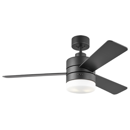 Generation Lighting Fan Collection Era 52 LED Brushed Steel LED Ceiling Fan by Generation Lighting Fan Collection 3ERAR44MBKD