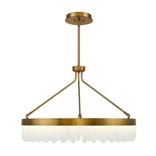 Savoy House Landon 34-Inch LED Crystal Chandelier in Warm Brass by Savoy House 7-1621-53-322