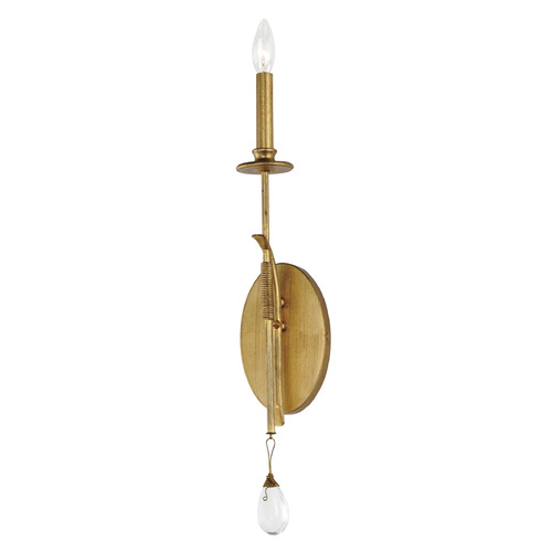 Maxim Lighting Eden Charcoal Gold Leaf Sconce by Maxim Lighting 12741CHGL