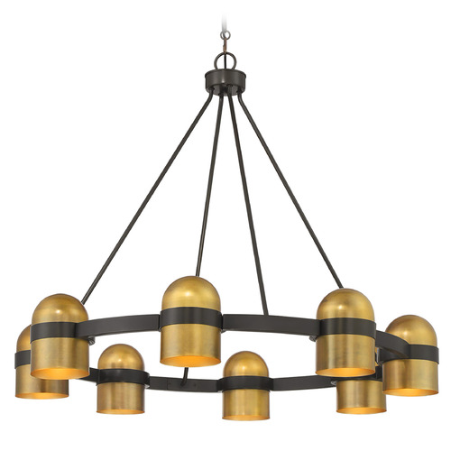 Savoy House Savoy House Lighting Andover Mediterranean Bronze Chandelier 1-1152-8-333