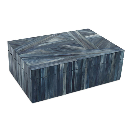 Currey and Company Winter Harvest Blue Box